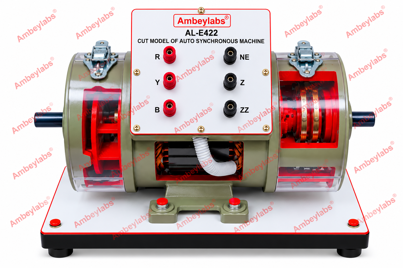 AL-E422 THREE PHASE SYNCHRONOUS INDUCTION MOTOR (CUT SECTION MOTOR)